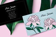 Botanical Business Card, a Business Card Template by land art (Thumbnail 2 of 3)