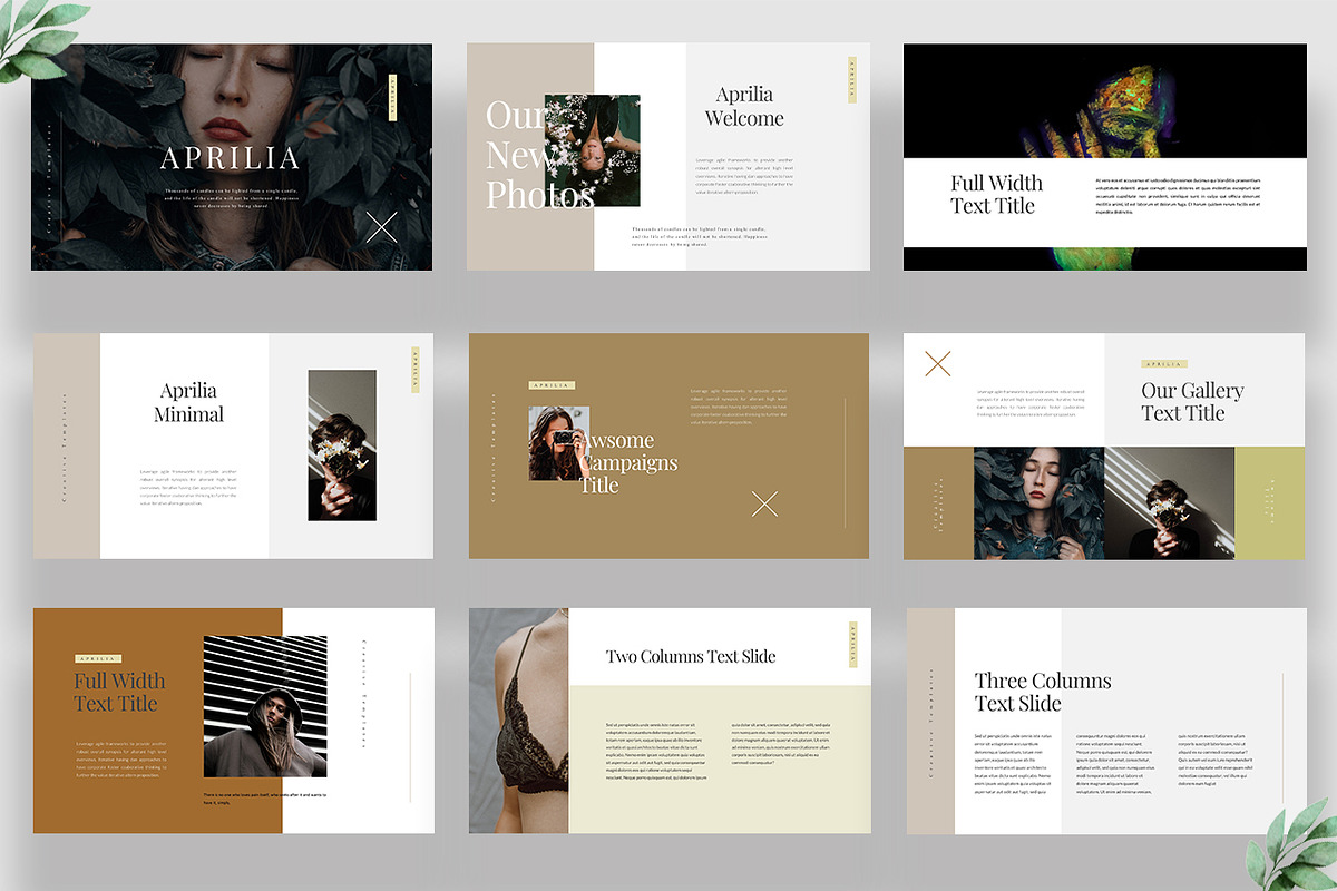 Aprilia Minimal Powerpoint, a Presentation Template by Infinity Vector Studio (Photo 2 of 4)