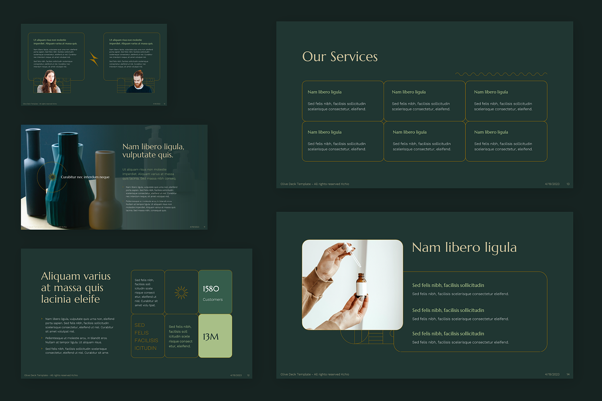 Olive Keynote Template, a Presentation Template by chio.design - Khalay Chio (Photo 4 of 7)
