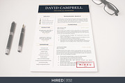 Resume for Engineer. Engineering CV, a Resume Template by HIRED Design Studio (Thumbnail 11 of 11)