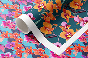 Pink Blooming Floral Patterns, a Pattern Graphic by Ninterints (Thumbnail 18 of 20)