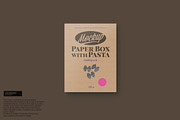 Kraft Box with Pasta Mockup, a Packaging Mockup by Reformer Mockup (Thumbnail 3 of 4)