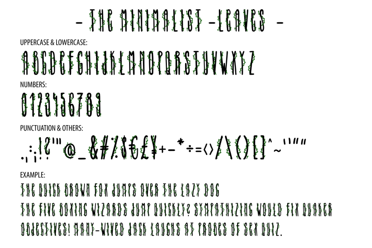 THE MINIMALIST - skinny tall font preview 7