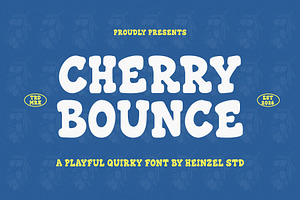 Cherry Bounce Playful Quirky Font