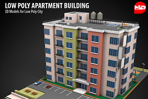 Low Poly Apartment Building