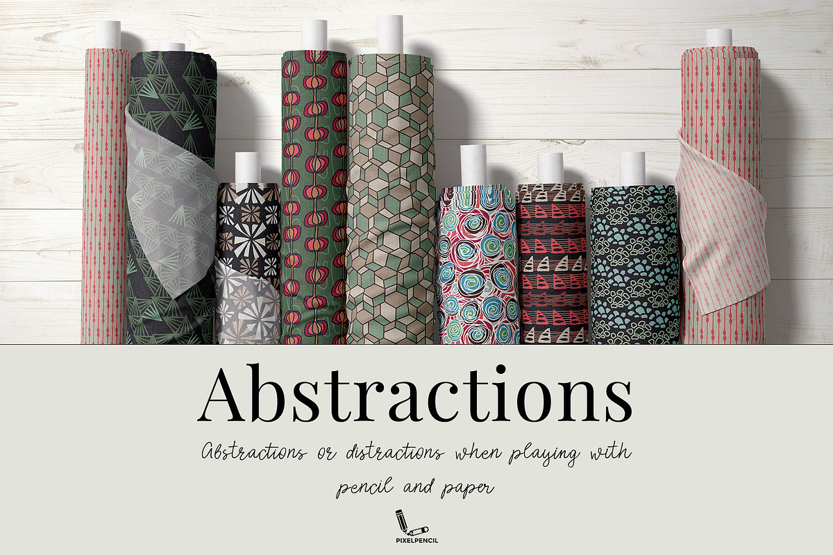 Abstract seamless patterns, a Graphic by PixelPencil (Photo 1 of 10)