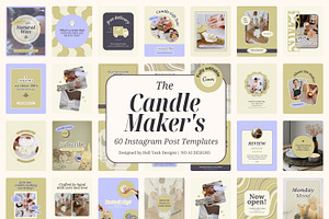 Candle Maker Instagram Post Template
