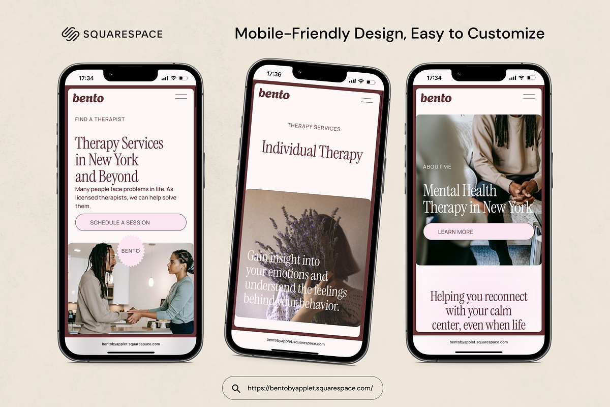Squarespace Template: Bento preview 4