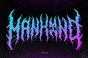 Engaged Mutan | Metal Font, a Blackletter Font by WingBuk (Thumbnail 4 of 13)