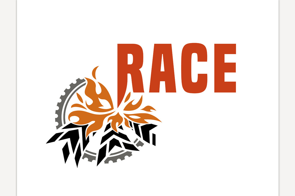 Motorsport brand, event logotype, a Sport Illustration by Anna's Shop