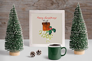 Christmas wreaths and winter animals, an Animal Illustration by Bychovsky design (Thumbnail 3 of 3)