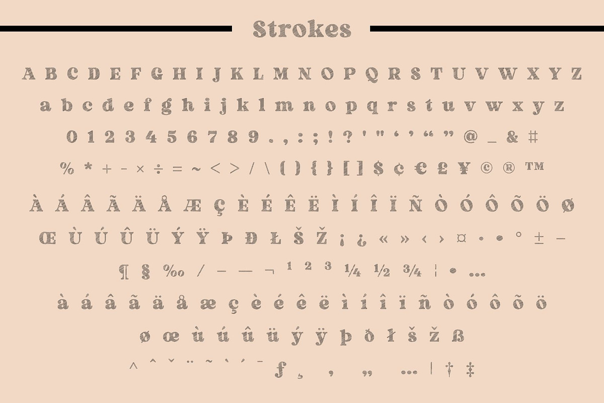 Fox Rustic: 7 Font Styles, a Serif Font by Fox7 By Rattana (Photo 12 of 18)