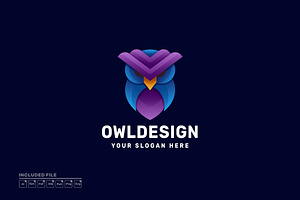 Abstract Colorful Owl Logo Design, a Branding & Logo Template by yuanesei