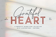 Grateful Heart Font Collection, a Script Font by Callie Rian & Co. (Thumbnail 1 of 32)