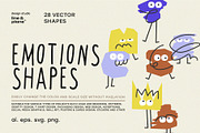 Vector Emotions Illustrations, an Object Graphic by line & plane (Thumbnail 1 of 6)