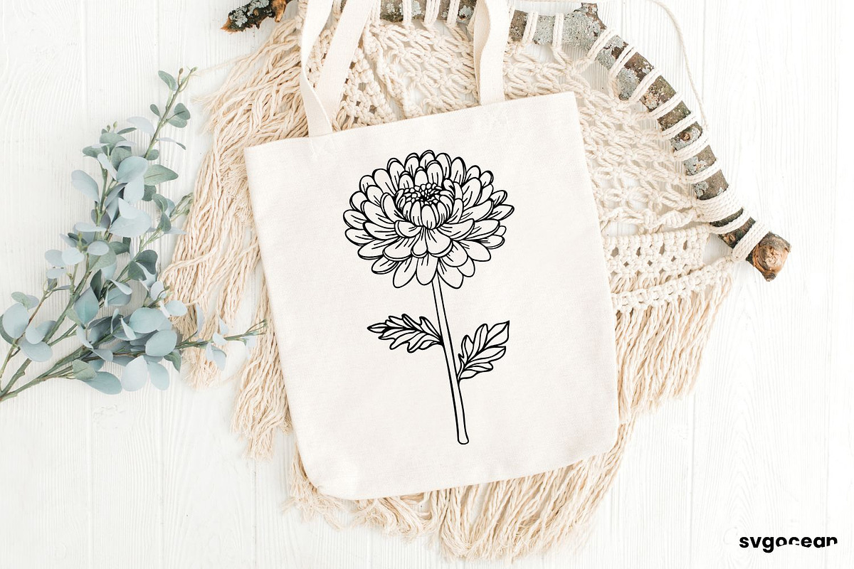 Flowers SVG Bundle, a Decorative Illustration by svgocean (Photo 9 of 11)