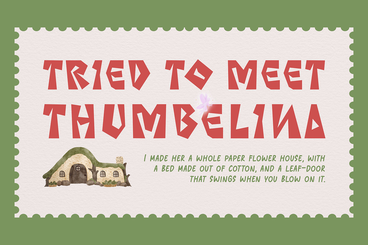 Craft Maid - Playful Papercut Font, a Font by Typia Nesia (Photo 8 of 17)