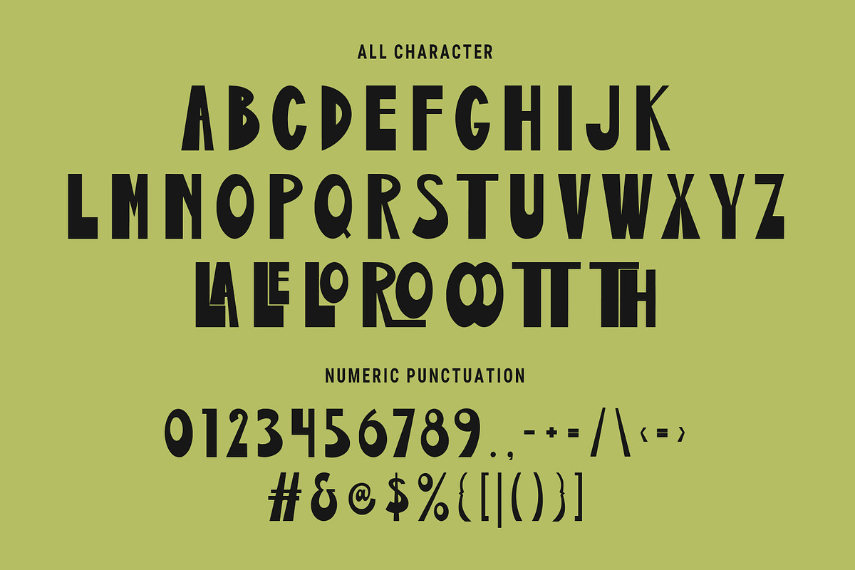 Juloko Sans Serif Display Font, a Sans Serif Font by Maulana Creative (Photo 5 of 7)