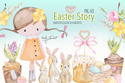 Easter Story - art clipart, an Illustration by helloPAPER (Thumbnail 1 of 4)