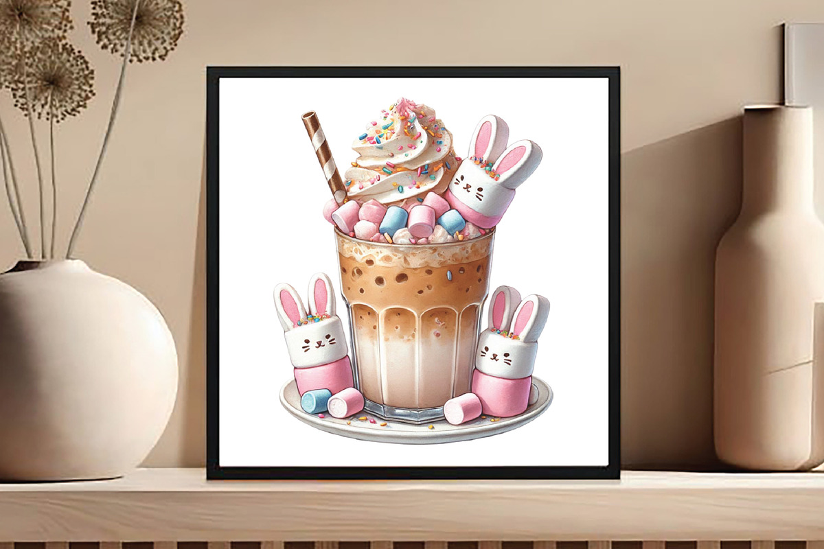 Easter Iced Coffee Sublimation, an Illustration by DreamCafeArt (Photo 3 of 5)