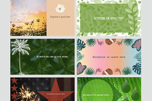 100 Scripture Canva Templates