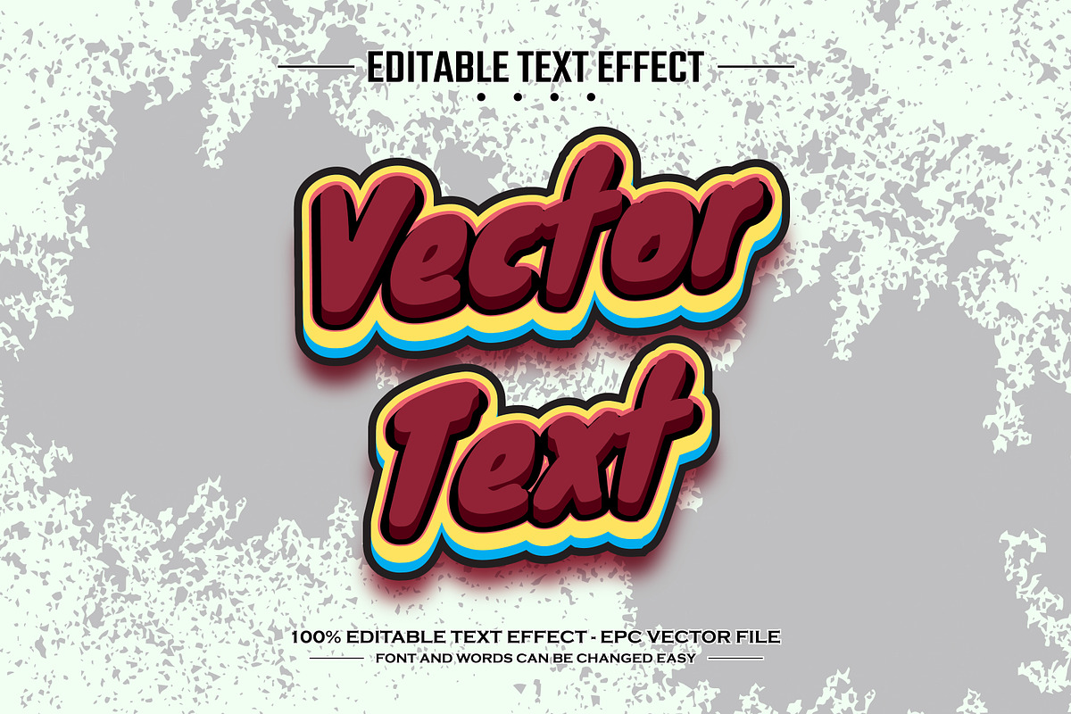 He doesn't know editable text effect, a Layer Style Add-On by nicemorning (Photo 2 of 3)