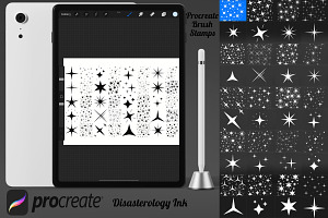 Sparkling Star Set 1 Procreate Brush