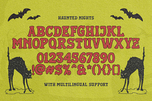 Haunted Night Display Font