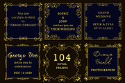 104 Vintage Royal Frames + BONUS, a Decorative Illustration by Design Unique (Thumbnail 4 of 10)