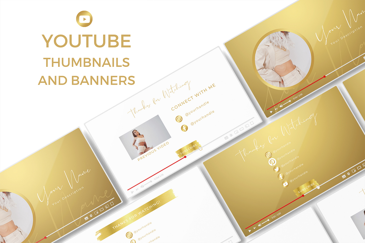 Gold | Small Business Branding Kit, a Stationery Template by CoCreatorDesigns (Photo 3 of 10)