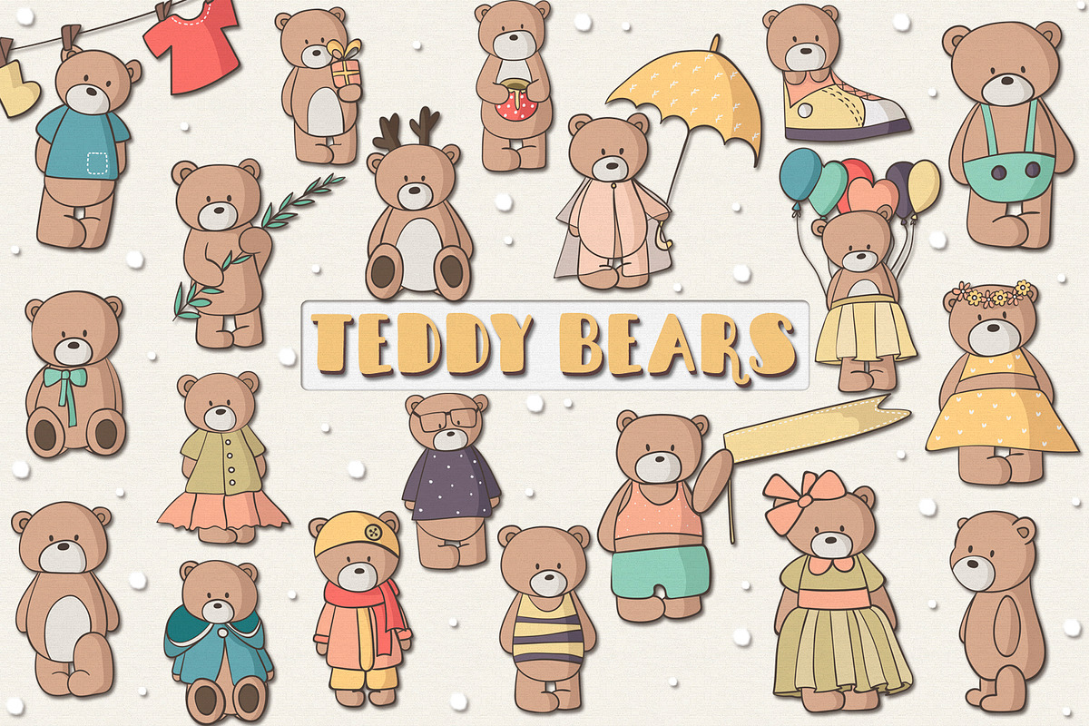 Teddy Bears, an Illustration by clipick (Photo 1 of 5)