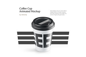 Coffee Cup Animated Mockup