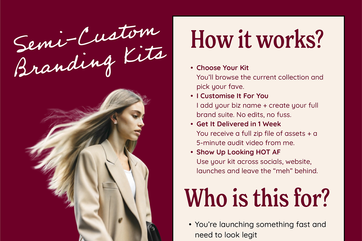 Affordable Semi-Custom Branding Kits, a Graphic by geminicreativestudio (Photo 3 of 7)