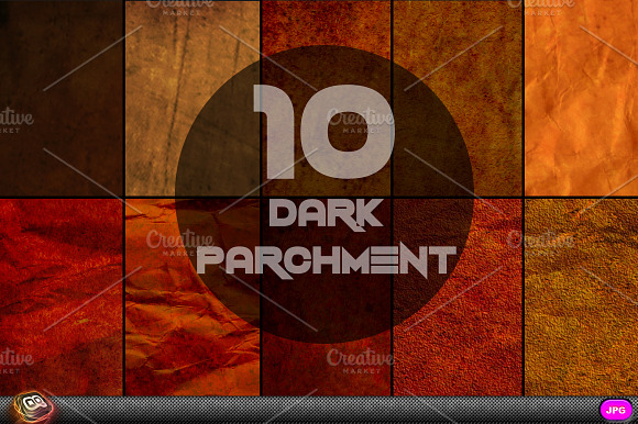 Dark Parchment textures preview 4
