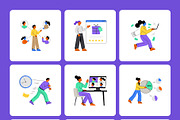 120 Business Illustrations Bundle, a Finance Illustration by Creative Stall (Thumbnail 12 of 13)