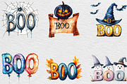 Cute Boo Halloween Sublimation, an Illustration by Black Bird Studio (Thumbnail 3 of 4)