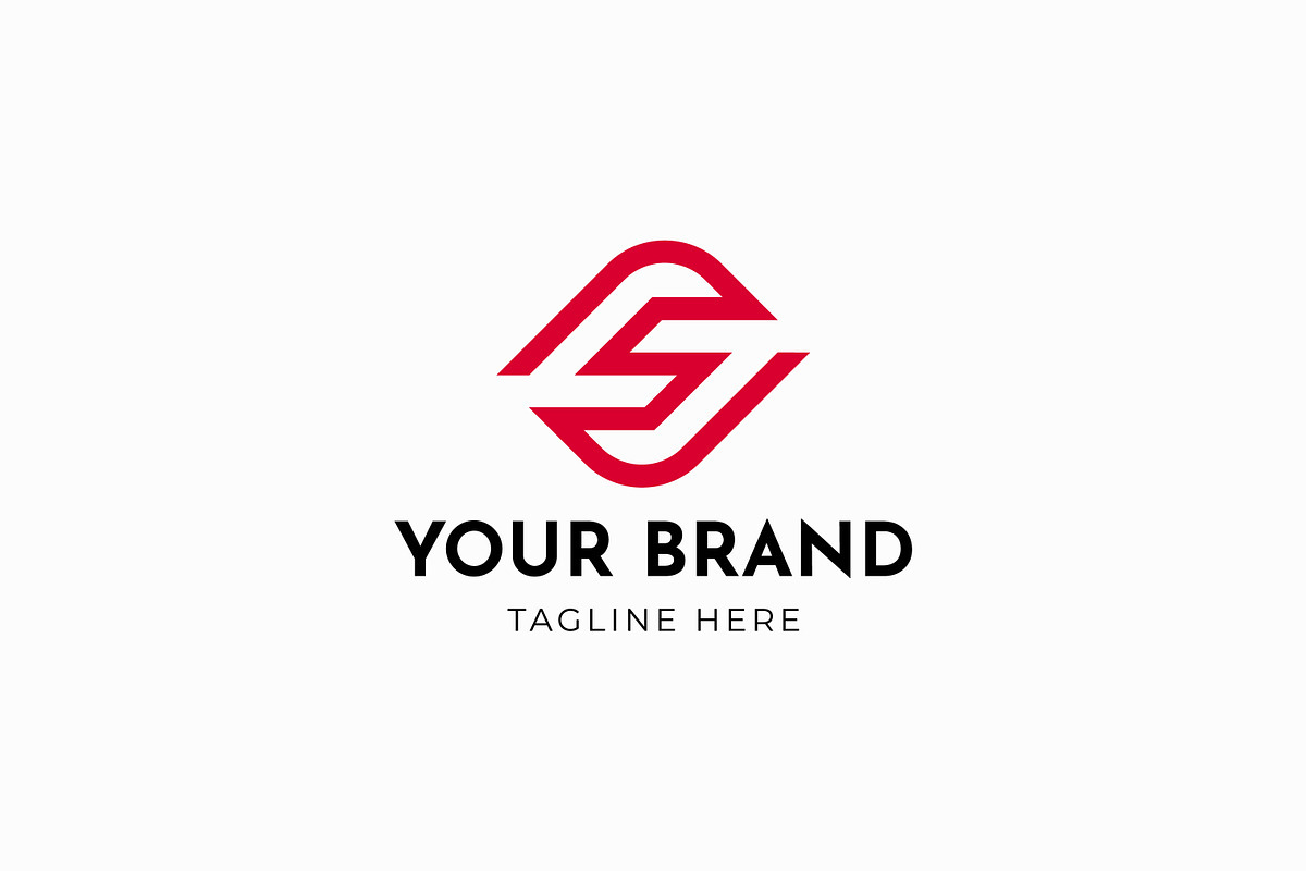 Letter S J Geometric Linear Logo, a Branding & Logo Template by Signatoro (Photo 1 of 3)