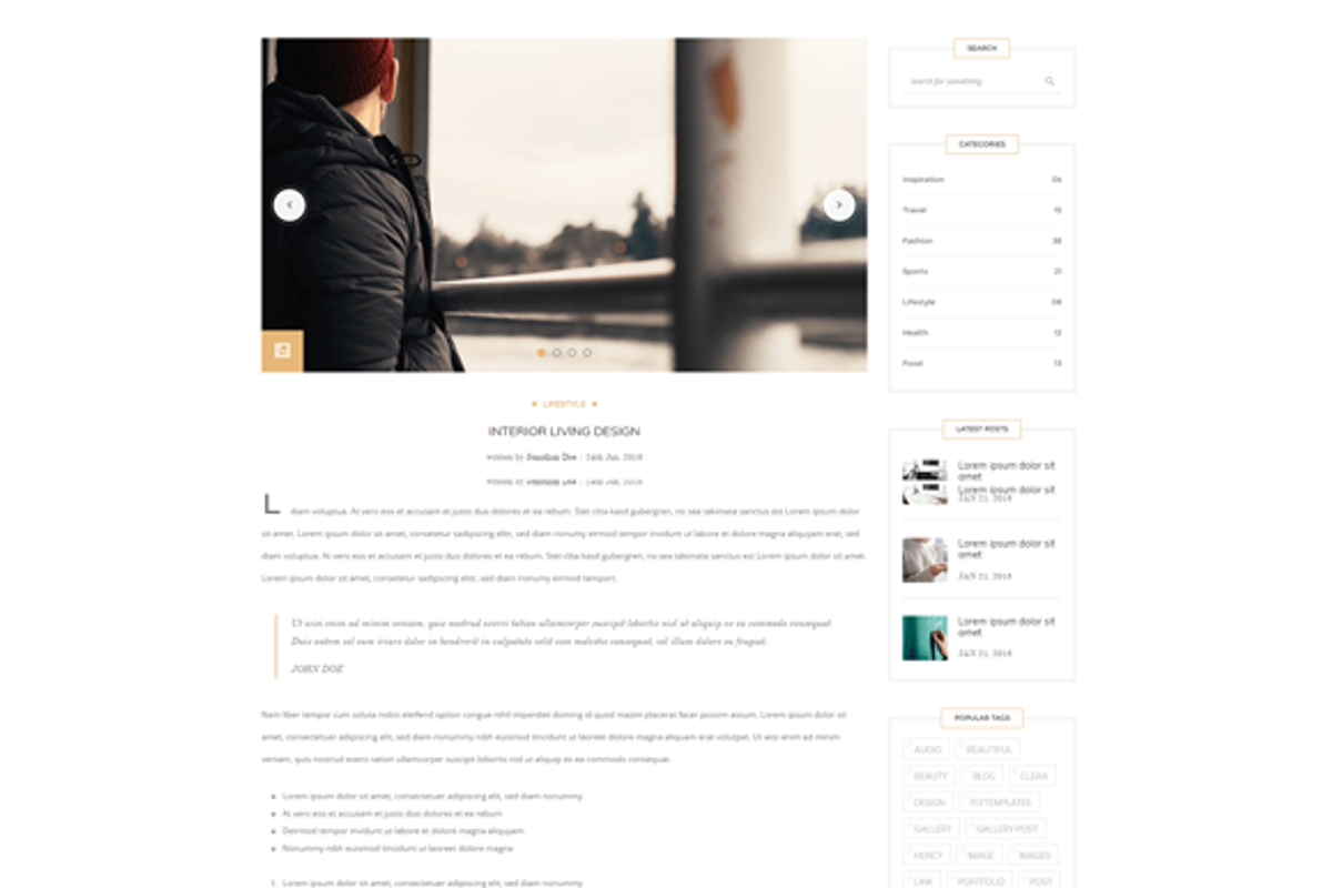 Mafiaso - Blog HTML Template, a Websites & App Template by FlyTemplates.com (Photo 8 of 10)