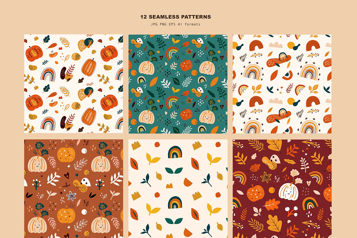 Autumn Bundle, a Decorative Illustration by MoleskoStudio (Photo 12 of 30)
