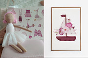 The pink world of baby girl set, an Illustration by nathalieclaire (Thumbnail 8 of 16)