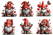 Whimsical Spring Gnome Butterflies, an Illustration by Dream Creation (Thumbnail 2 of 7)