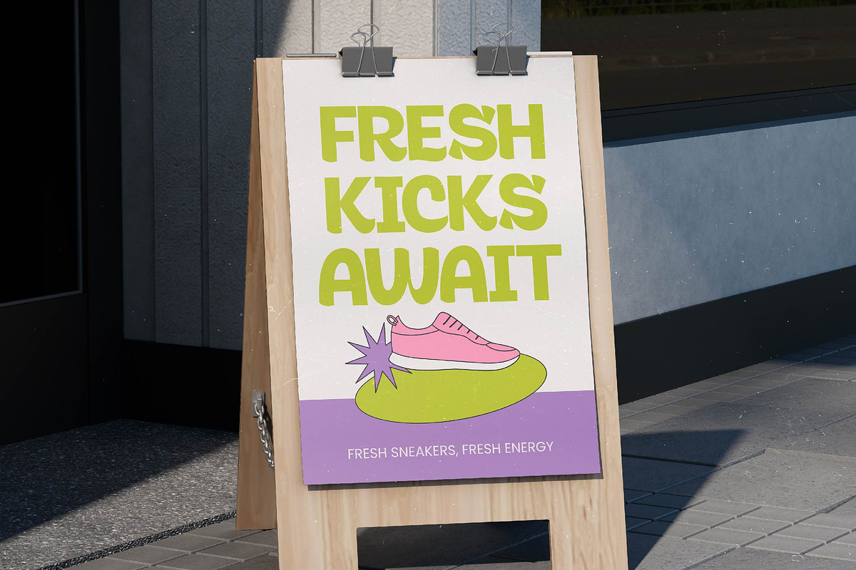 Wacky Sans Serif Display Font, a Sans Serif Font by timelesstype.co (Photo 9 of 10)