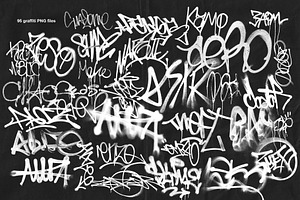 105 Graffiti & Torn Paper PNG Vol.3