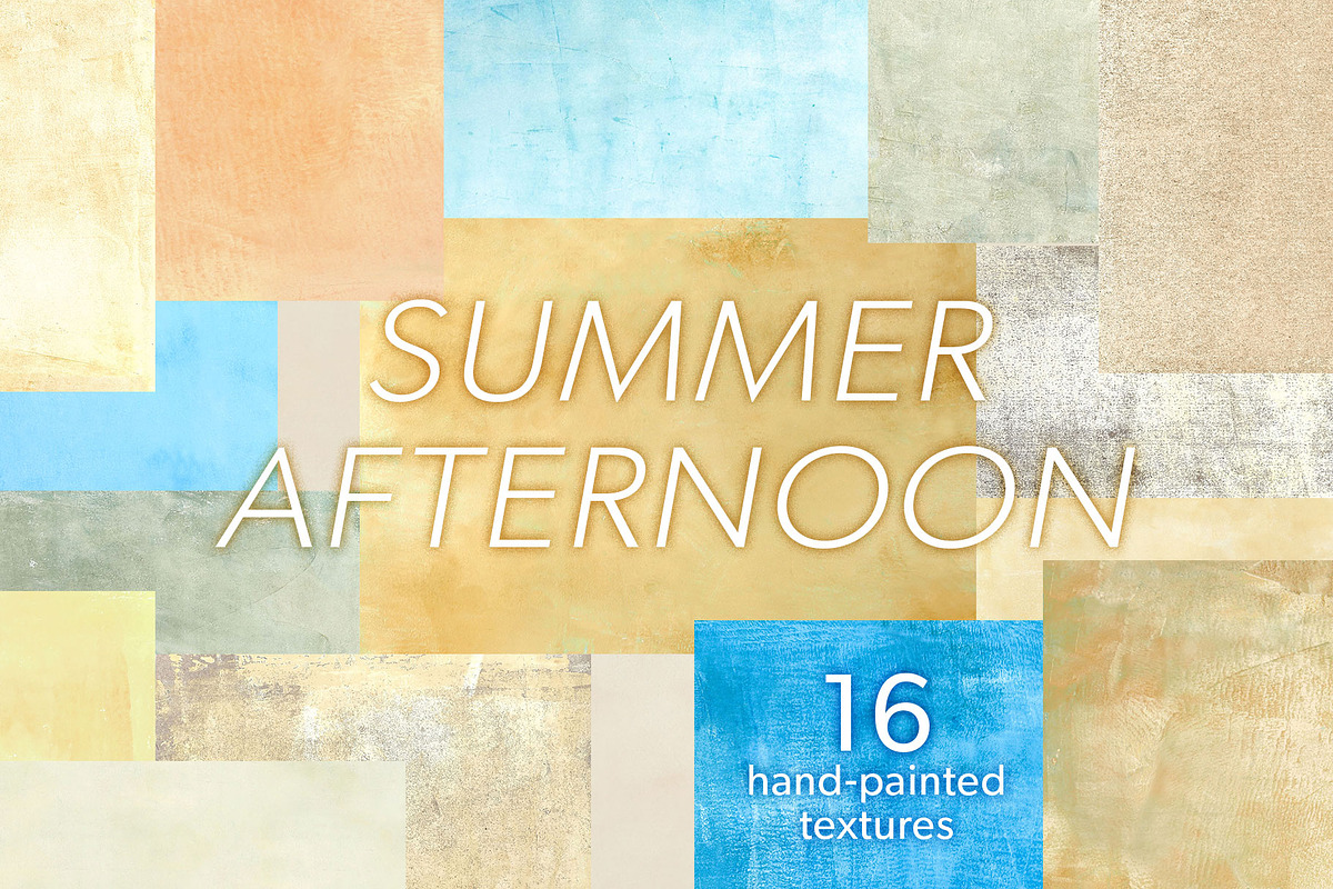 Summer Afternoon Textures Pack, a Texture Graphic by Travel Illustration Shop (Photo 1 of 17)