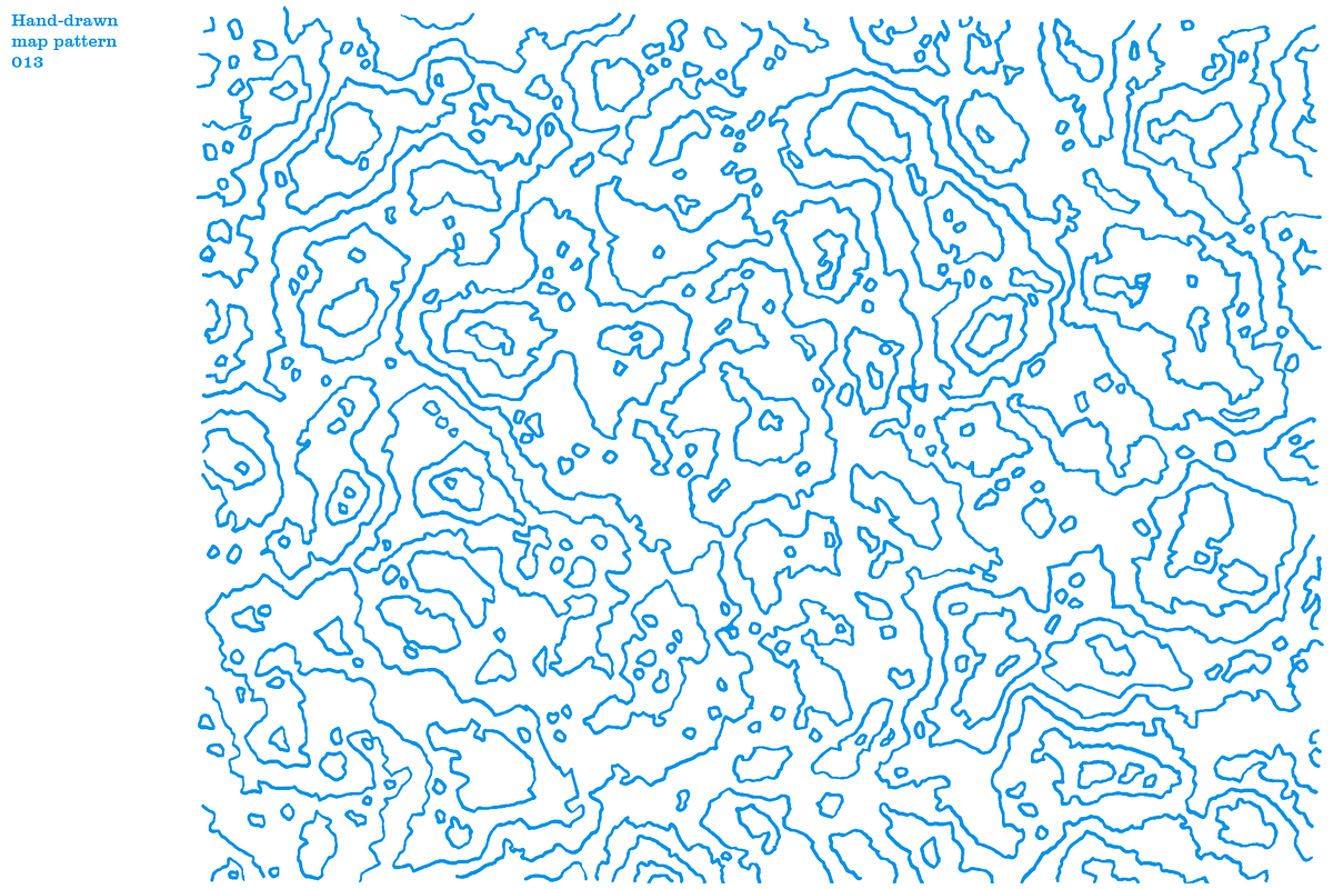The Shop | Hand-drawn vector map patterns
