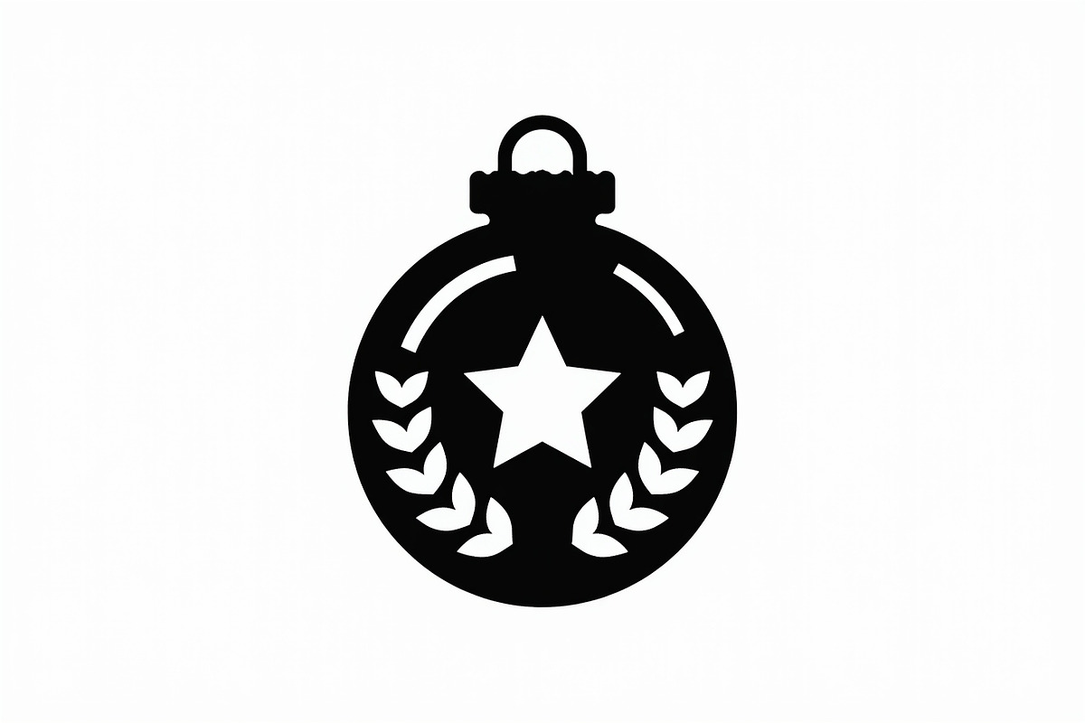 Christmas Ornament Design Bundle, an Illustration by Creativeshirt (Photo 8 of 11)