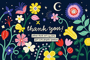 Midnight Garden Graphic Collection, a Pattern Graphic by rouxsupplyco (Thumbnail 12 of 12)