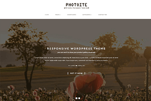 Photoite Photography WordPress Theme