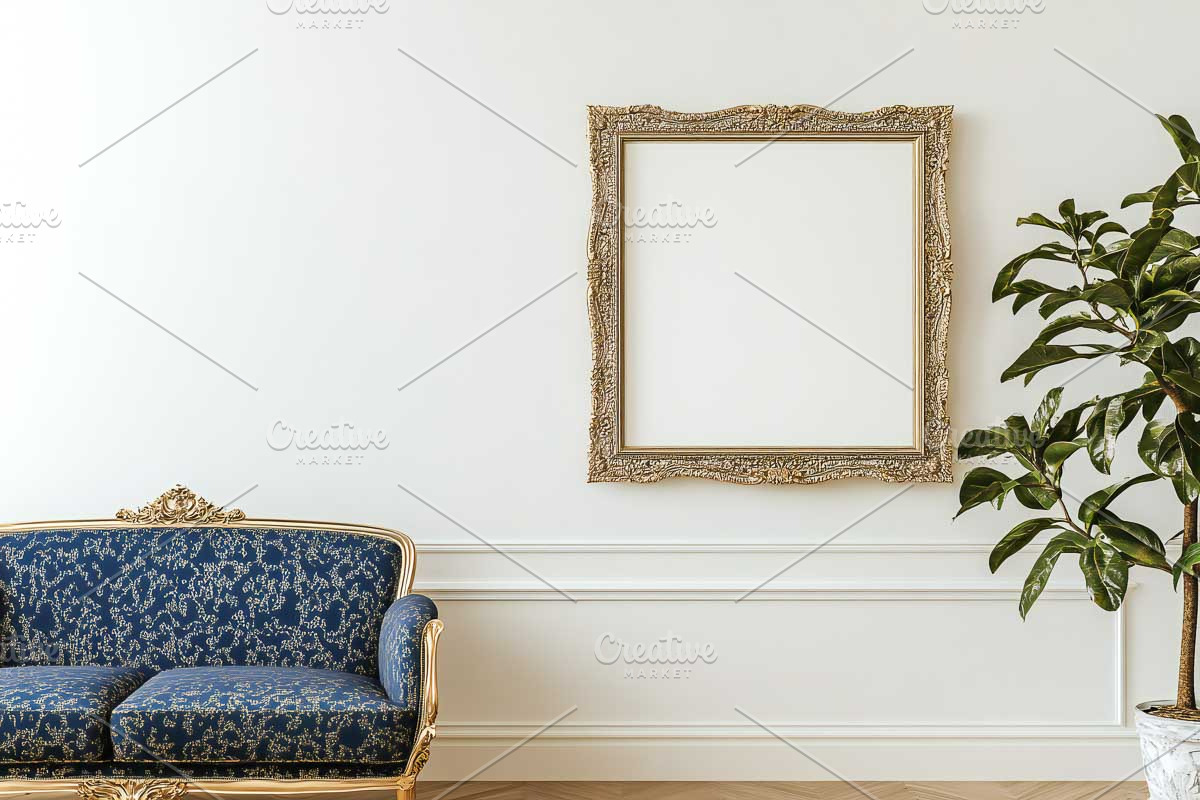 Posters Frames Mockup in Interior, a Templates & Theme by VetalStock (Photo 6 of 13)