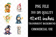 Watercolor Halloween Baby Costume, an Illustration by Designking (Thumbnail 4 of 4)